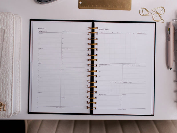 Undated Daily Planner | Content Planner