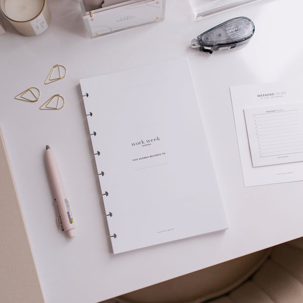 Undated Daily Planner | Discbound Inserts – Poi & Hun