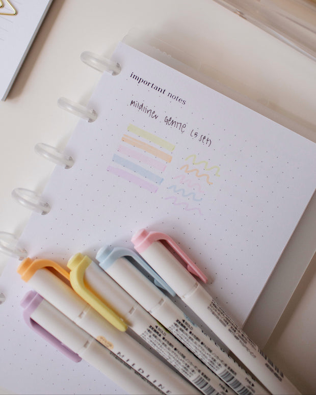 Zebra Mildliner Double-Sided Highlighter Set