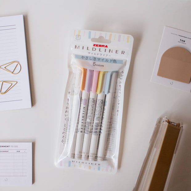 Zebra Mildliner Double-Sided Highlighter Set