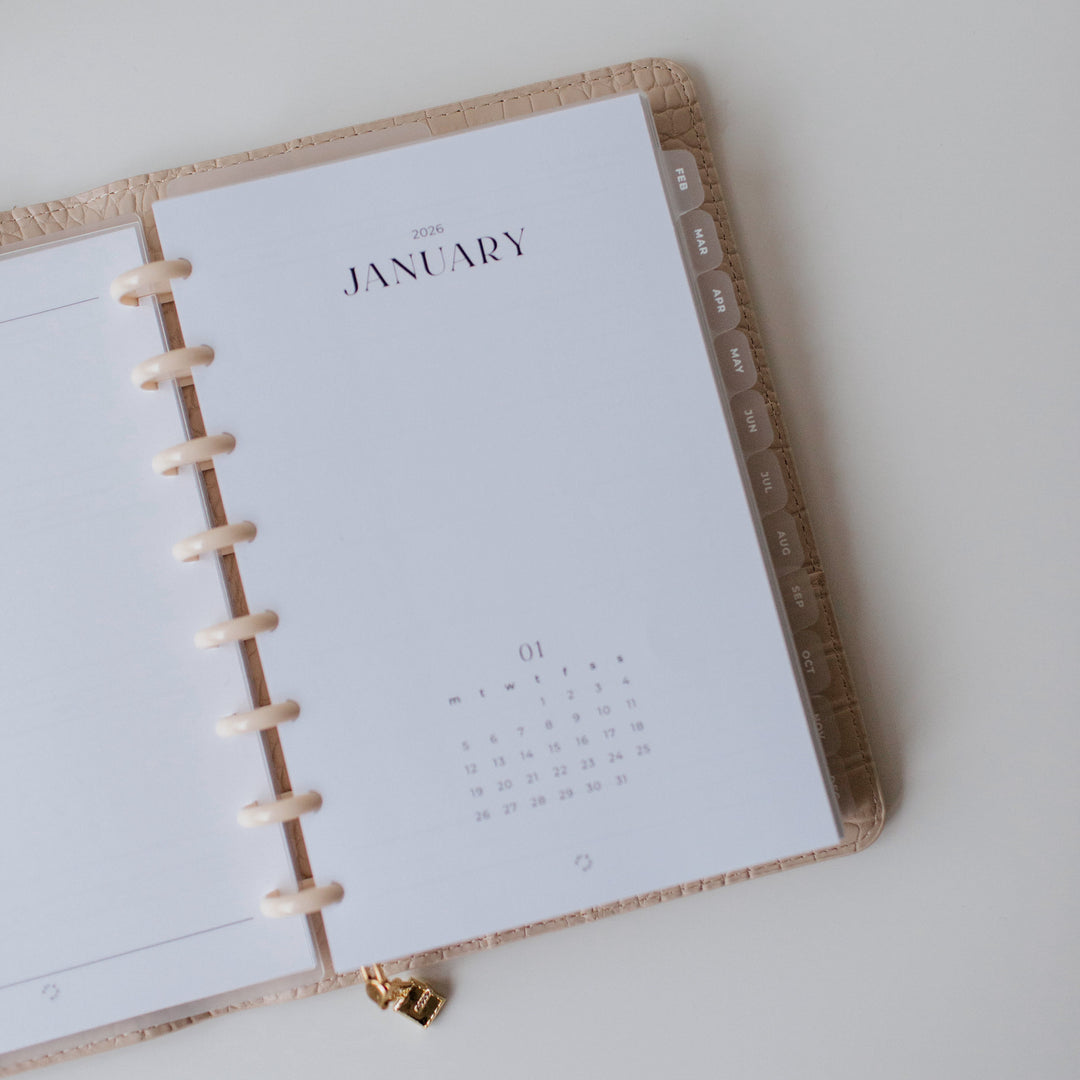 2026 Half Letter Discbound Planner Setup