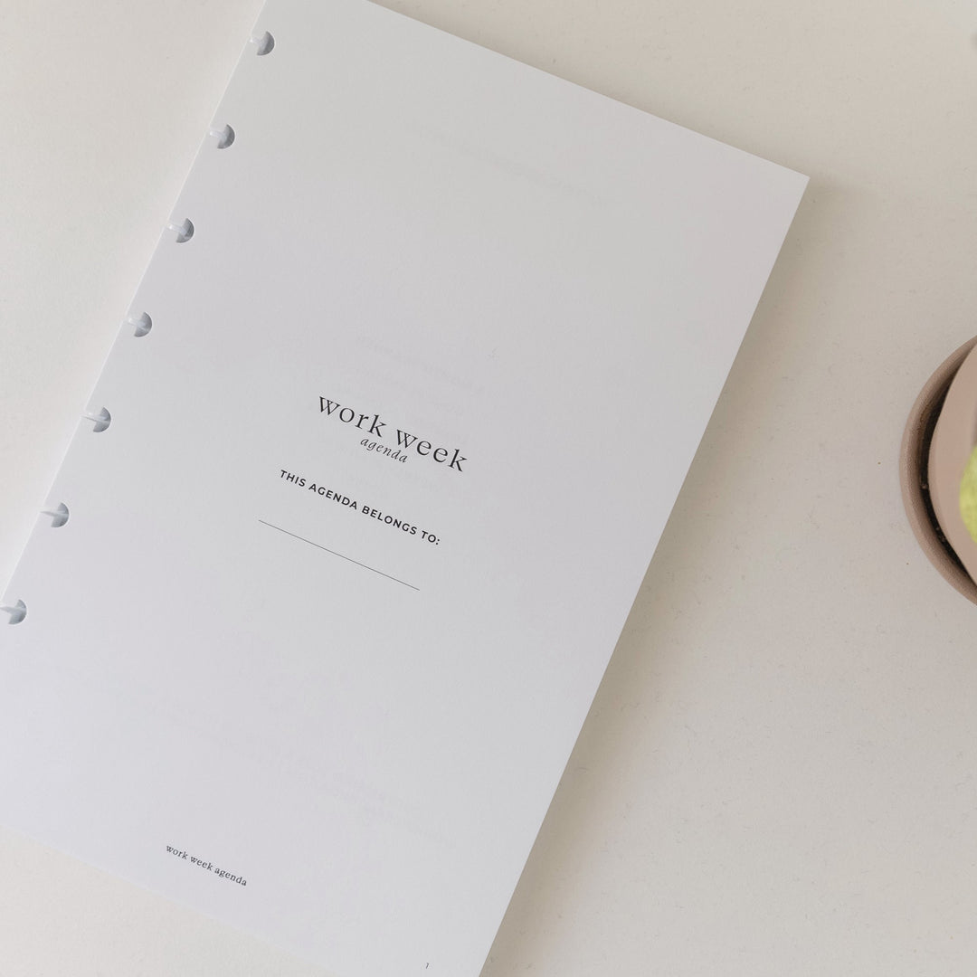 Undated Weekly Planner | Discbound Inserts