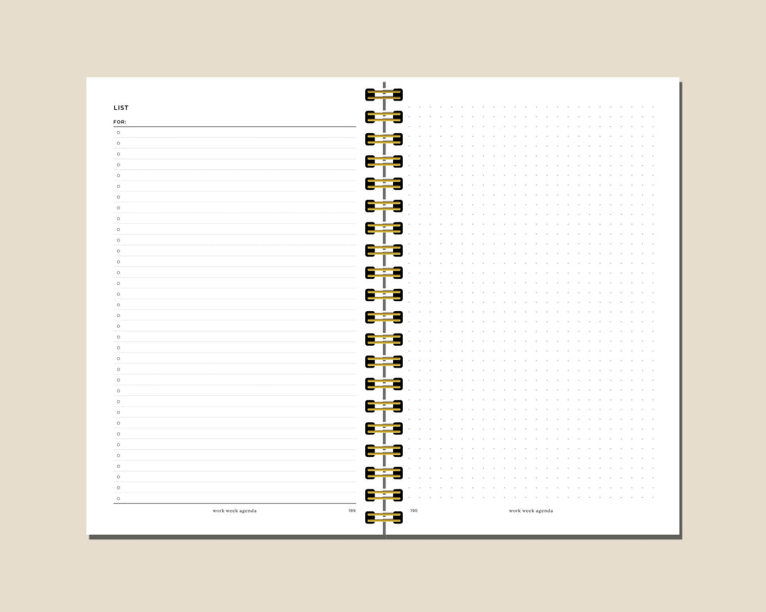 Undated Daily Planner | Content Planner