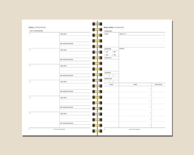 2025 Weekly Planner | Work Professional
