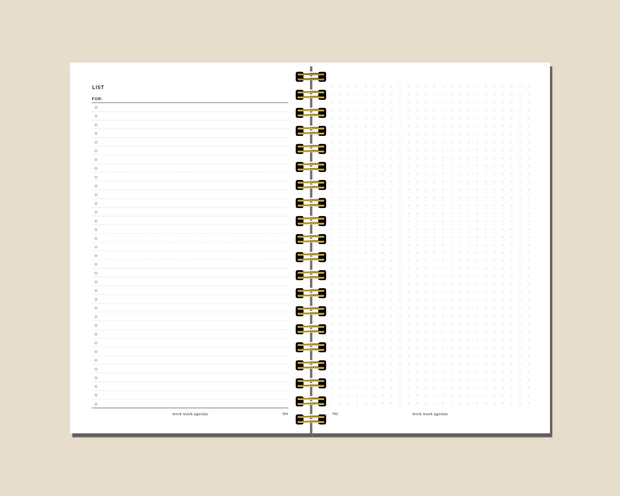 2025 Weekly Planner | Work Professional
