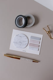 OOPS Circle + Page Tabs Sticky Note Set