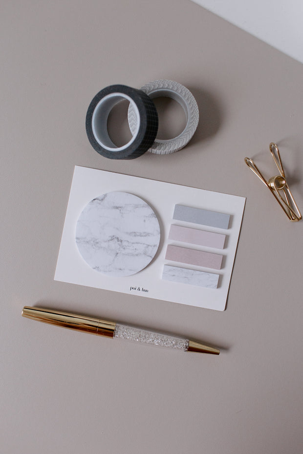 OOPS Circle + Page Tabs Sticky Note Set