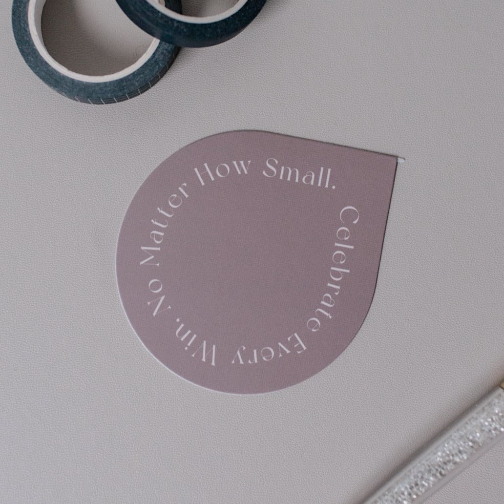 Celebrate Every Win Raindrop Note Card