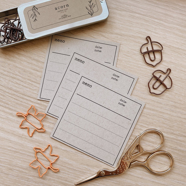 Memo Note Cards