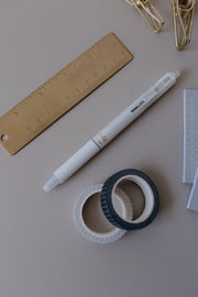 Pilot Frixion Ball Knock Gel Pen in White Check