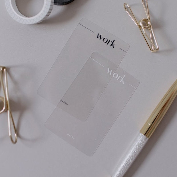 OOPS Work Clear Card
