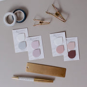 Transparent Sticky Notes - 1" x 1" Mini Raindrop