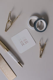 Plan Plan Plan Note Card