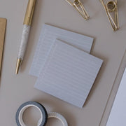 Grey Lists Sticky Notes - 2 Pack