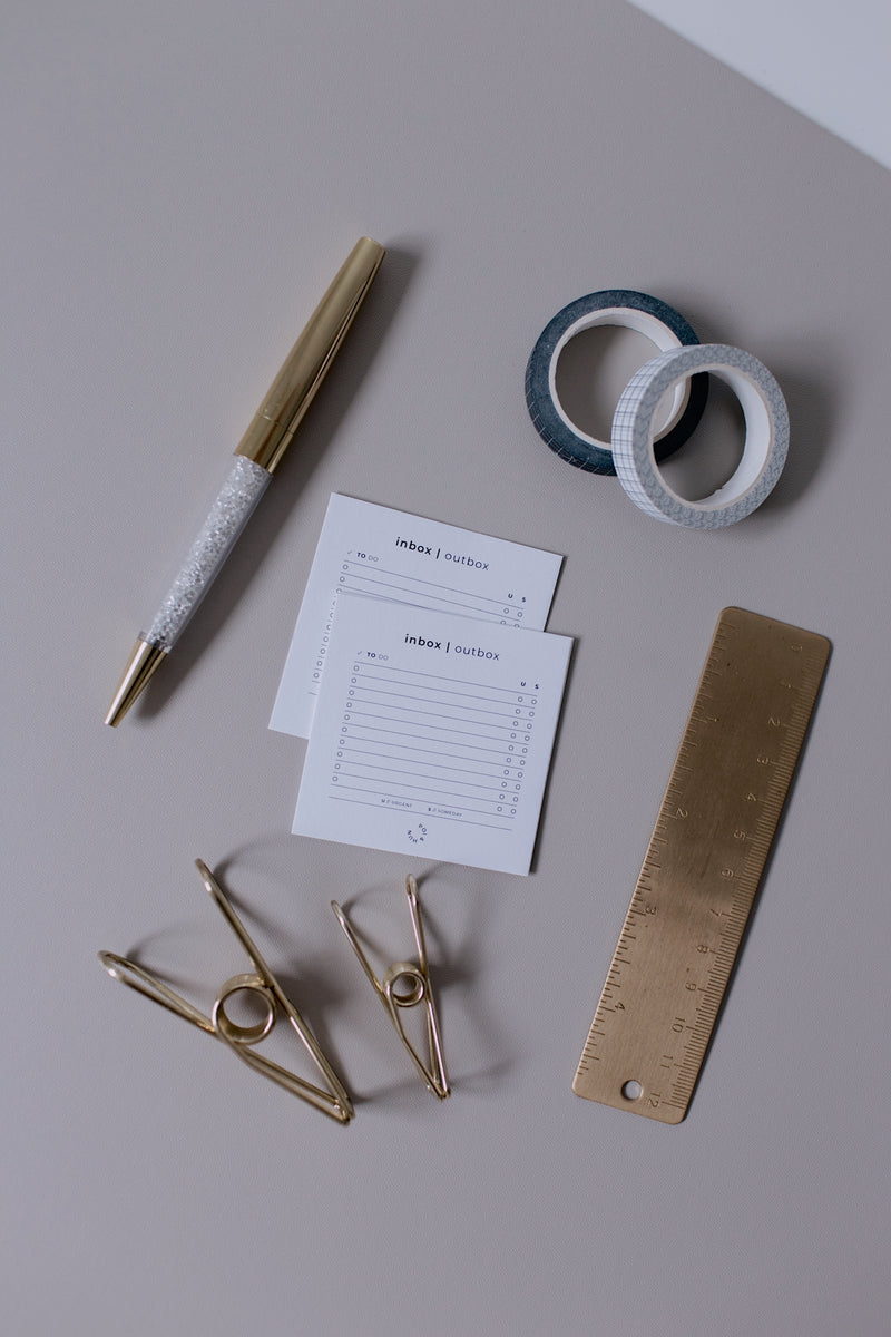 Inbox + Outbox Journaling Card (Set of 10) – Poi & Hun