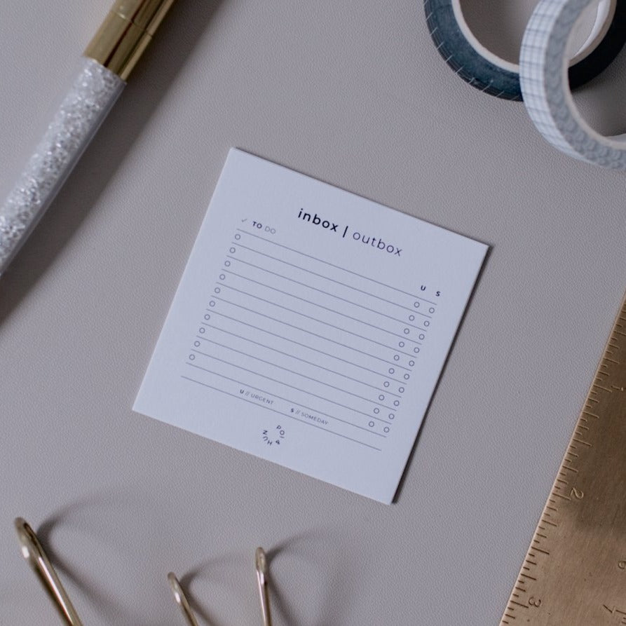 Inbox + Outbox Journaling Card (Set of 10)