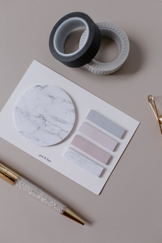 OOPS Circle + Page Tabs Sticky Note Set