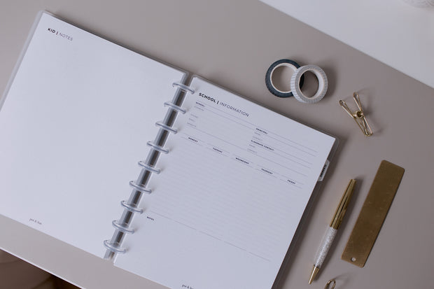 Family Planner Inserts // Classic Happy Planner