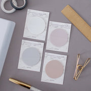 Transparent Sticky Notes - 2" x 2" Circle