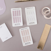 Mini Strip Transparent Stickers