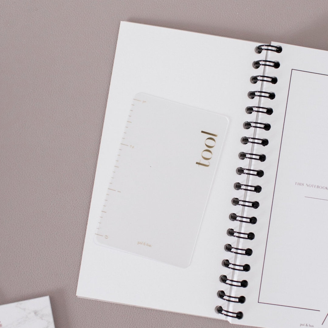 Ruler Tool Frosted Card