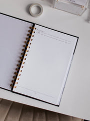 Beginner Undated Spiral Planner