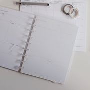 Blank Frosted Tab Dividers | Classic Happy Planner