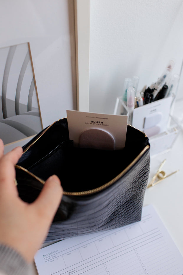 Carrie Everyday Pouch | Vegan Leather Pouch