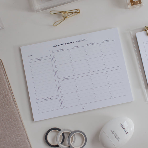Cleaning + Chores Notepad | Classic Happy Planner