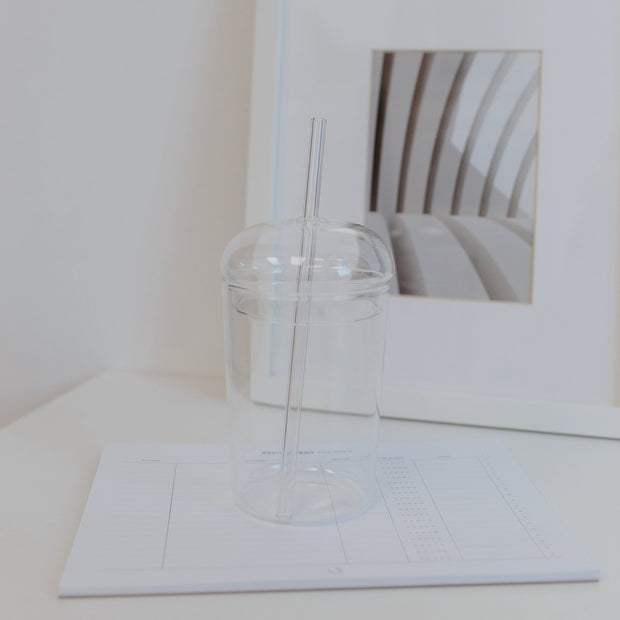 Clear Glass Dome Tumbler