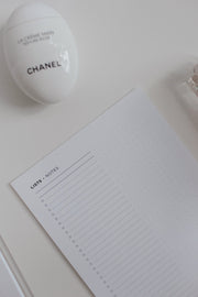 Lists + Notes Planner Insert | Master Notebook