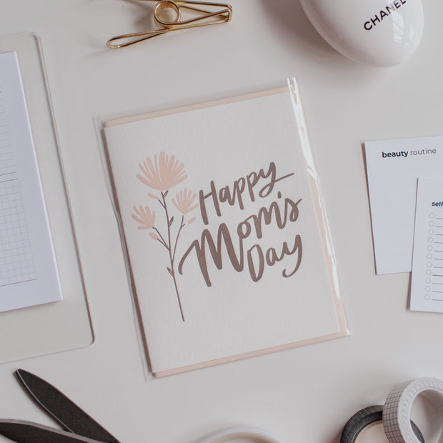 Mom Flower Greeting Card