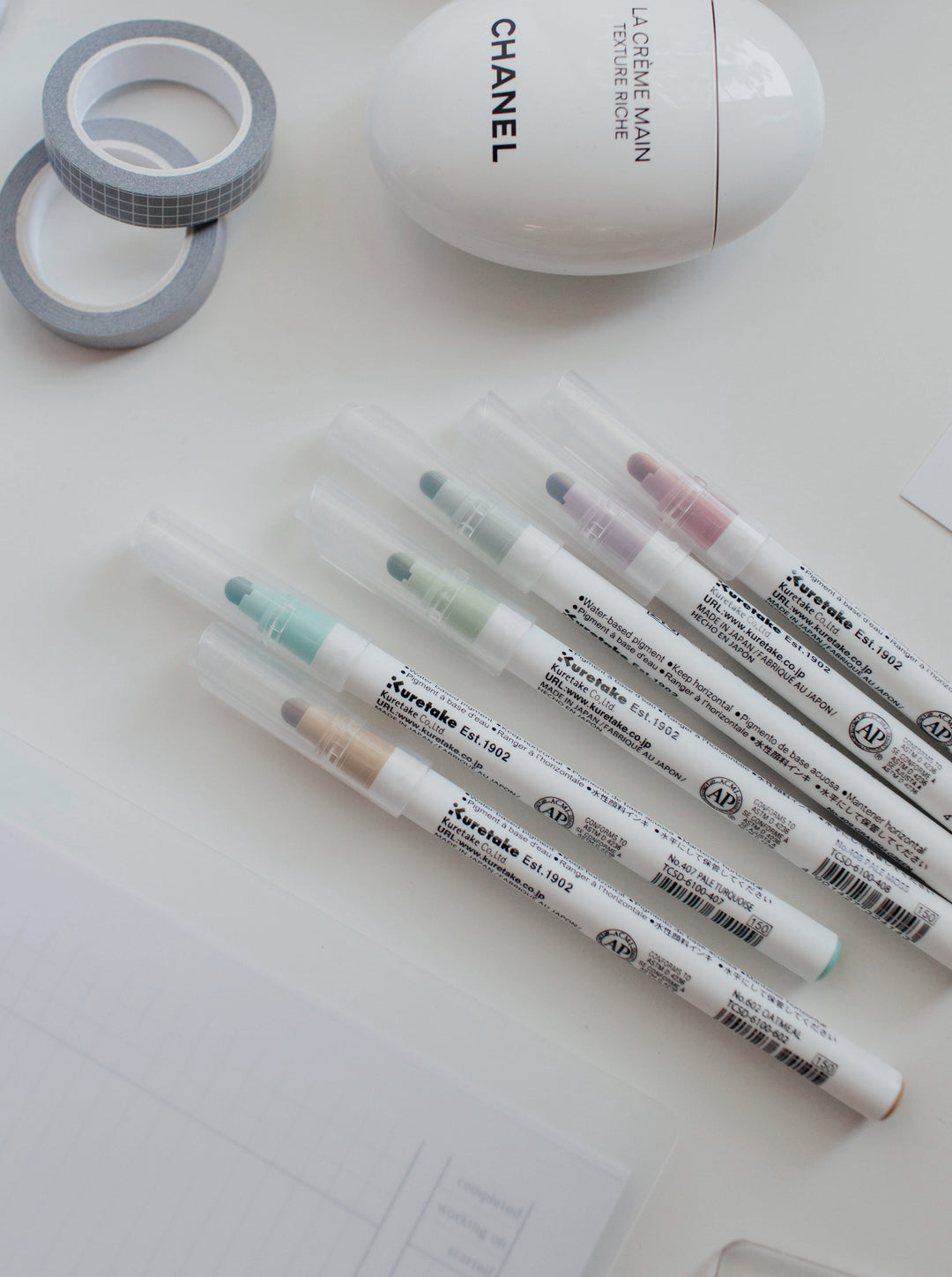 Kuretake Zig Clean Color Single-Sided Marker Set | 6 Color Set