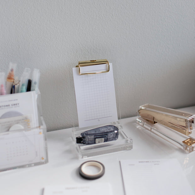 Mini Acrylic Clipboard Stand