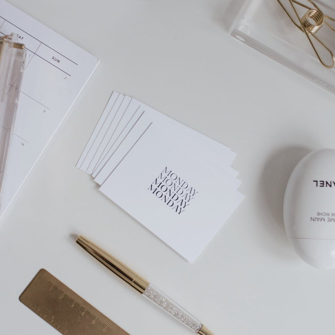 Days Of The Week Journaling Cards (Set of 7)