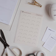 Transparent Arch Words Sticker