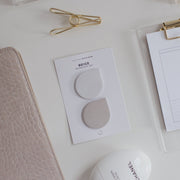 Raindrop Sticky Note Set - Beige