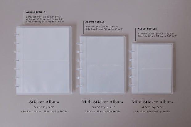 Midi Sticker Album Starter Kit - Discbound System