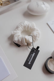 Marshmallow Sweater Scrunchie