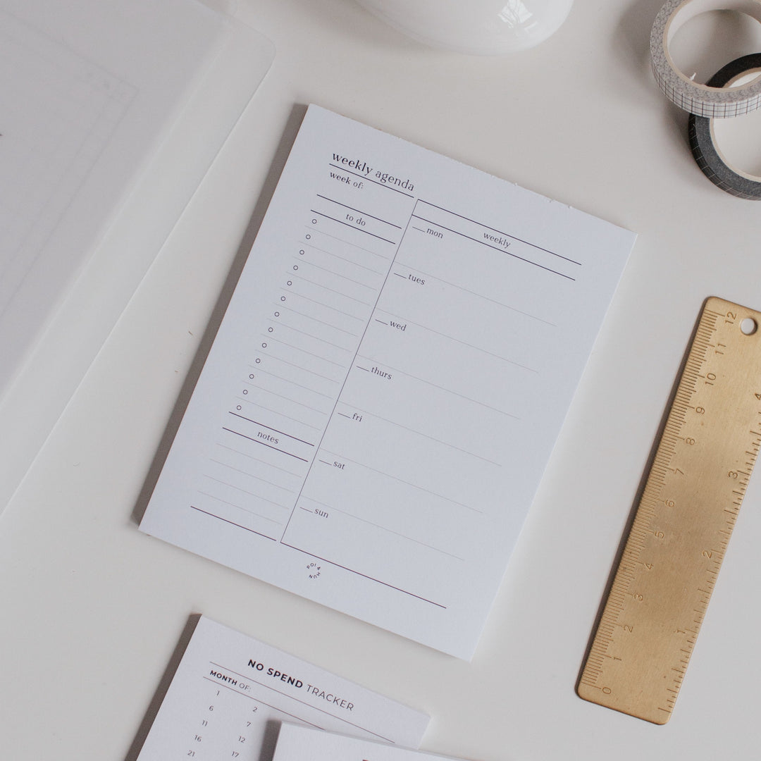 Weekly Notepad | For Clipboard