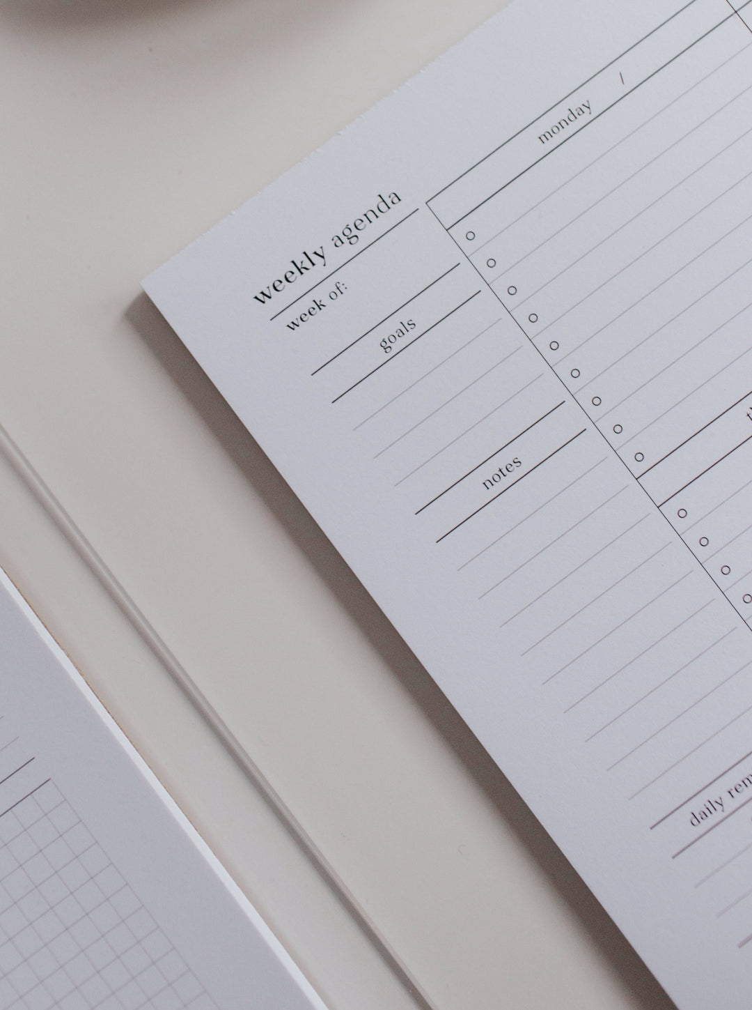 Weekly Notepad | Half Letter