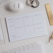Weekly Notepad | Half Letter