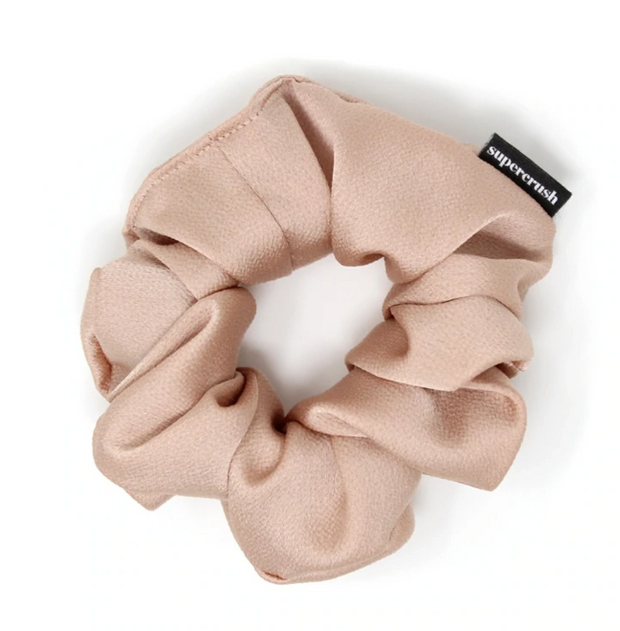 Blush Satin Scrunchie
